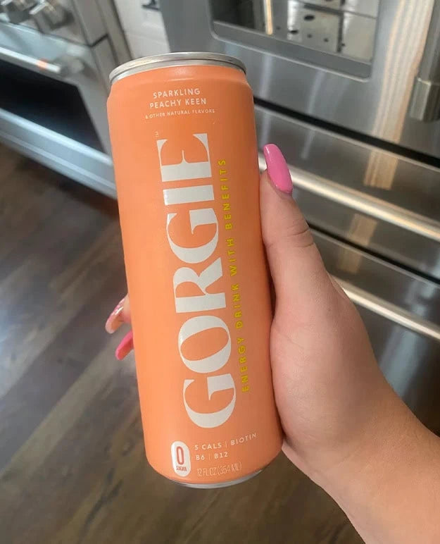 Peachy Keen Sparkling Energy Drink