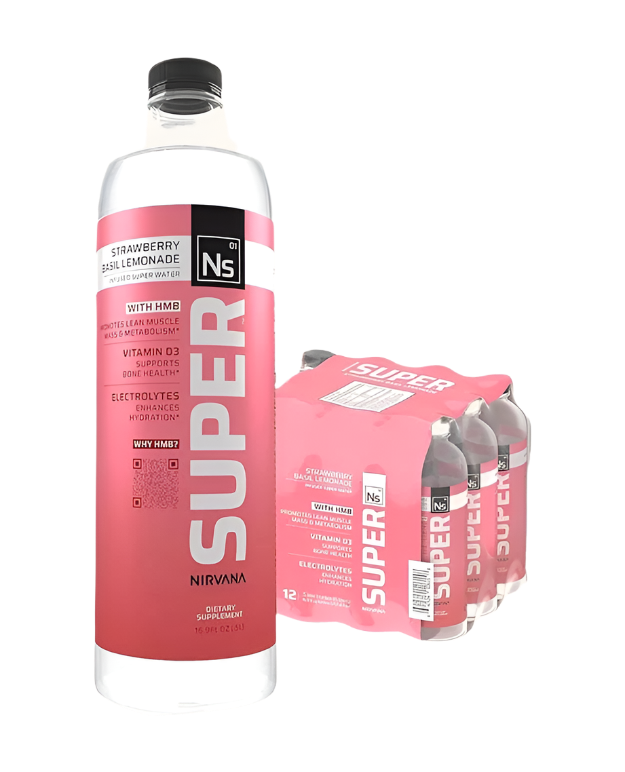 Super Water - Strawberry Basil Lemonade